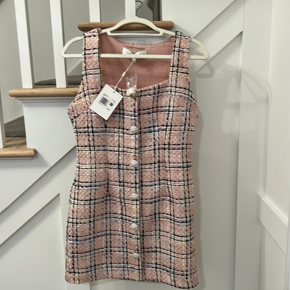 Endless Rose tweed dress. Never worn, with tags